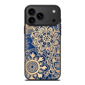 MANDALA BLUE PATTERN iPhone 17 Pro Max Case Cover