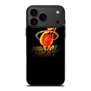 MIAMI HEAT FIRE LOGO iPhone 17 Pro Max Case Cover