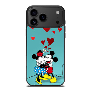 MICKEY AND MINNIE MOUSE HUG iPhone 17 Pro Max Case Cover