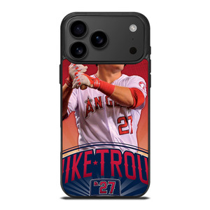 MIKE TROUT LOS ANGELES ANGELS 27 iPhone 17 Pro Max Case Cover