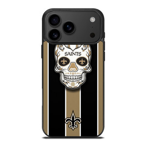 NEW ORLEANS SAINTS SKULL iPhone 17 Pro Max Case Cover NEW ORLEANS SAINTS SKULL iPhone 17 Pro Max Case Cover