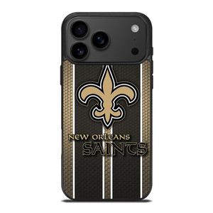NEW ORLEANS SAINTS STRIPE iPhone 17 Pro Max Case Cover NEW ORLEANS SAINTS STRIPE iPhone 17 Pro Max Case Cover