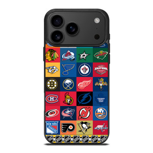 NHL ALL LOGO TEAM iPhone 17 Pro Max Case Cover