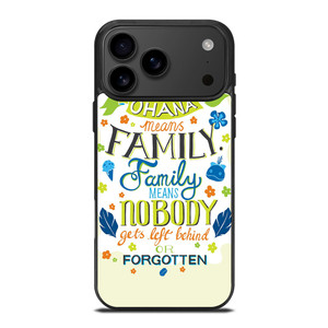 OHANA MEANS FAMILY iPhone 17 Pro Max Case Cover