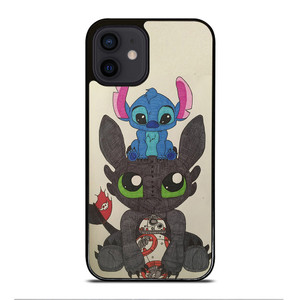 TOOTHLESS AND STITCH iPhone 12 Mini Case Cover TOOTHLESS AND STITCH iPhone 12 Mini Case Cover