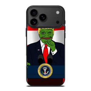 PEPE THE SMUG FROG DONALD TRUMP iPhone 17 Pro Max Case Cover