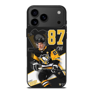 PITTSBURGH PENGUINS SIDNEY CROSBY 87 iPhone 17 Pro Max Case Cover