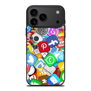 SOCIAL MEDIA LOGO iPhone 17 Pro Max Case Cover