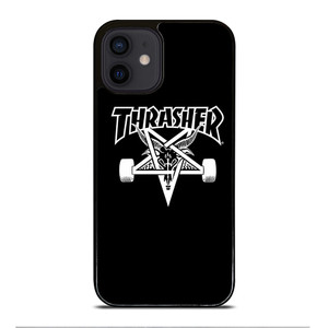 THRASER SKATEBOARD BLACK iPhone 12 Mini Case Cover