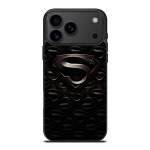 SUPERMAN BLACK LOGO iPhone 17 Pro Max Case Cover