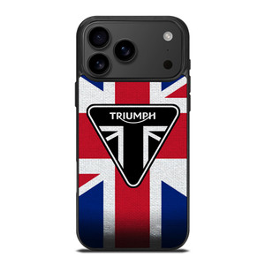 TRIUMPH MOTORCYCLE FLAG LOGO iPhone 17 Pro Max Case Cover
