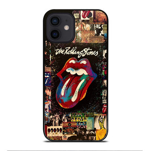THE ROLLING STONES BAND COLLAGE iPhone 12 Mini Case Cover THE ROLLING STONES BAND COLLAGE iPhone 12 Mini Case Cover