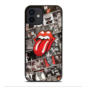 THE ROLLING STONES BAND COLLAGE 2 iPhone 12 Mini Case Cover THE ROLLING STONES BAND COLLAGE 2 iPhone 12 Mini Case Cover