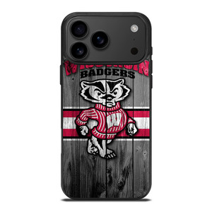 WISCONSIN BADGERS LOGO iPhone 17 Pro Max Case Cover WISCONSIN BADGERS LOGO iPhone 17 Pro Max Case Cover