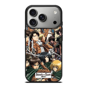 ATTACK ON TITAN ALL CHARACTER iPhone 17 Pro Case Cover