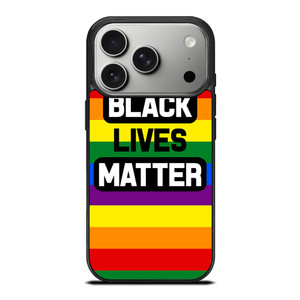 BLACK LIVES MATTER RAINBOW iPhone 17 Pro Case Cover