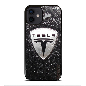 TESLA RAINDROP LOGO iPhone 12 Mini Case Cover TESLA RAINDROP LOGO iPhone 12 Mini Case Cover