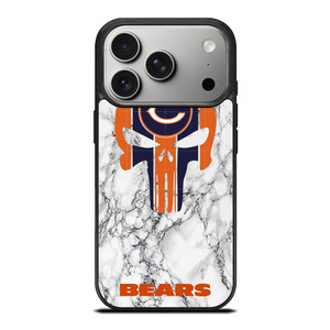 CHICAGO BEARS PUNISHER SKULL iPhone 17 Pro Case Cover