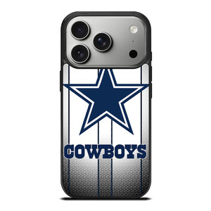 DALLAS COWBOYS SILVER METAL iPhone 17 Pro Case Cover