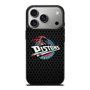 DETROIT PISTONS METAL LOGO iPhone 17 Pro Case Cover
