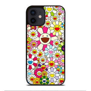 TAKASHI MURAKAMI FLOWERS 1 iPhone 12 Mini Case Cover TAKASHI MURAKAMI FLOWERS 1 iPhone 12 Mini Case Cover