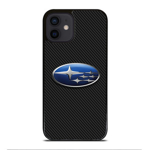 SUBARU LOGO CARBON iPhone 12 Mini Case Cover SUBARU LOGO CARBON iPhone 12 Mini Case Cover