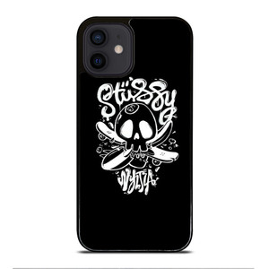STUSSY SKULL LOGO iPhone 12 Mini Case Cover STUSSY SKULL LOGO iPhone 12 Mini Case Cover
