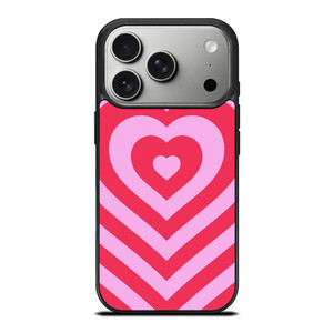 HEARTS PINK iPhone 17 Pro Case Cover