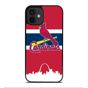 ST LOUIS CARDINALS STRIPE iPhone 12 Mini Case Cover ST LOUIS CARDINALS STRIPE iPhone 12 Mini Case Cover