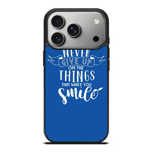 NEVER GIVE UP QOUTE iPhone 17 Pro Case Cover NEVER GIVE UP QOUTE iPhone 17 Pro Case Cover