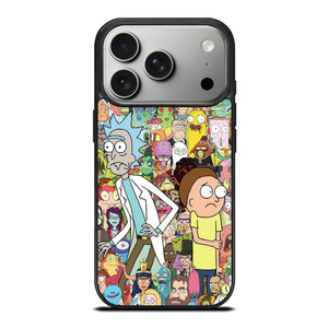 RICK AND MORTY CHHARACTER iPhone 17 Pro Case Cover