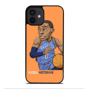 RUSSELL WESTBROOK CARTOON iPhone 12 Mini Case Cover