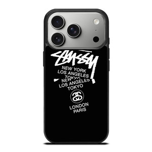 STUSSY METROPOLITAN iPhone 17 Pro Case Cover STUSSY METROPOLITAN iPhone 17 Pro Case Cover