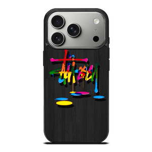 STUSSY PAINT LOGO iPhone 17 Pro Case Cover STUSSY PAINT LOGO iPhone 17 Pro Case Cover