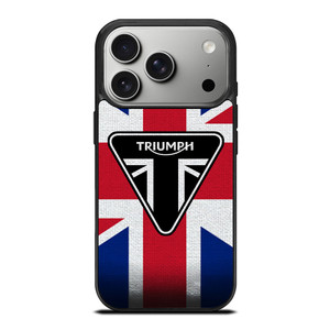 TRIUMPH MOTORCYCLE FLAG LOGO iPhone 17 Pro Case Cover TRIUMPH MOTORCYCLE FLAG LOGO iPhone 17 Pro Case Cover