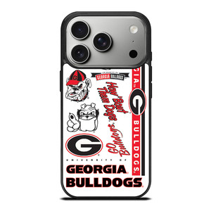 UGA GEORGIA BULLDOGS COLLAGE iPhone 17 Pro Case Cover UGA GEORGIA BULLDOGS COLLAGE iPhone 17 Pro Case Cover