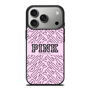 VICTORIA'S SECRET PINK LOGO PATTERN iPhone 17 Pro Case Cover VICTORIA'S SECRET PINK LOGO PATTERN iPhone 17 Pro Case Cover