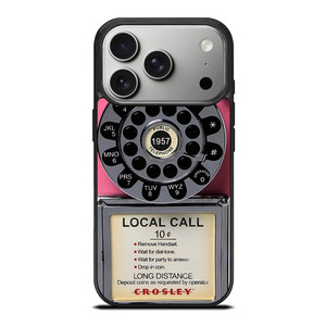 VINTAGE RETRO PAYPHONE PINK iPhone 17 Pro Case Cover