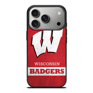 WISCONSIN BADGERS 3 iPhone 17 Pro Case Cover WISCONSIN BADGERS 3 iPhone 17 Pro Case Cover