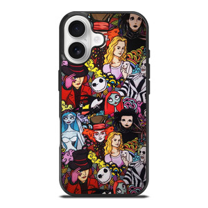 BEETLEJUICE TIM BURTON COLLAGE iPhone 17 Case Cover