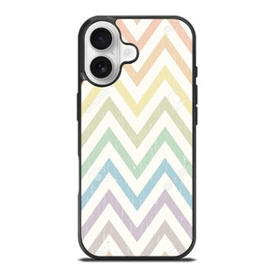CHEVRON PATTERN RAINBOW COLOR iPhone 17 Case Cover