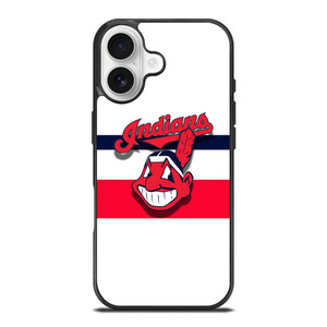CLEVELAND INDIANS STRIPE LOGO iPhone 17 Case Cover