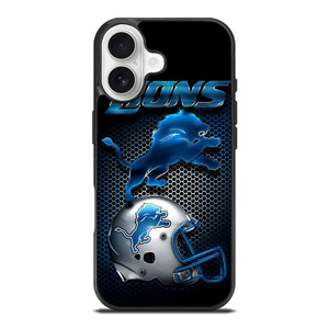 DETROIT LIONS METAL iPhone 17 Case Cover