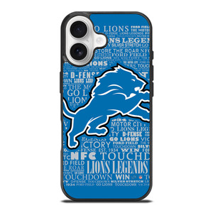 DETROIT LIONS QUOTE iPhone 17 Case Cover