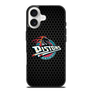 DETROIT PISTONS METAL LOGO iPhone 17 Case Cover