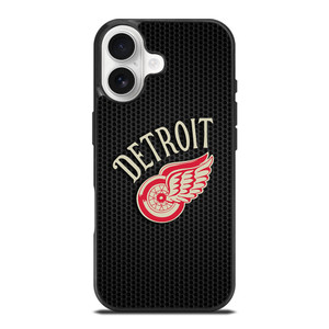 DETROIT RED WINGS METAL LOGO iPhone 17 Case Cover
