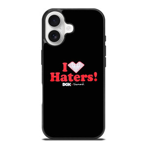 DGK I LOVE HATERS LOGO iPhone 17 Case Cover