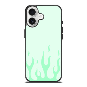 GREEN FLAME iPhone 17 Case Cover