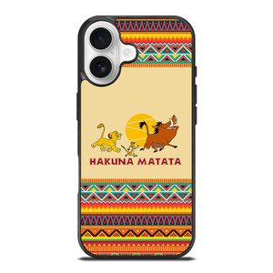 HAKUNA MATATA LION KING AZTEC 3 iPhone 17 Case Cover
