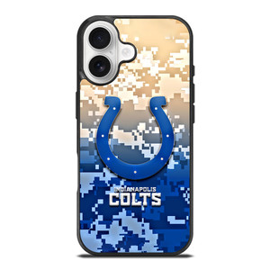 INDIANAPOLIS COLTS CAMO LOGO iPhone 17 Case Cover
